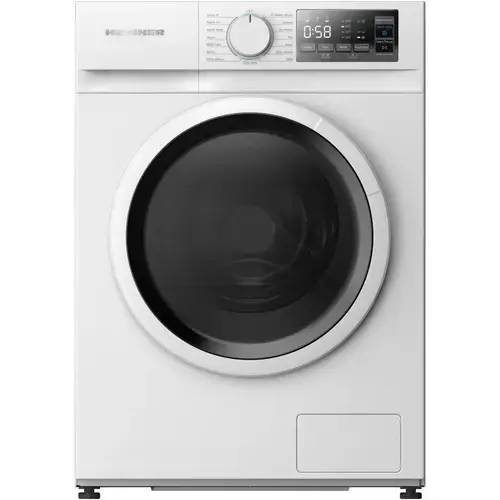Masina de spalat rufe slim Heinner HWM-M914IVNA+++, 9 kg, 1400 RPM, Clasa A, Motor inverter, Display digital, Blocare acces copii (Alb)