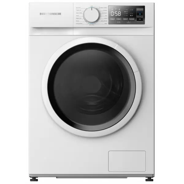 Masina de spalat rufe slim HWM-M714IVSMNA+++, 7 kg, 1400 RPM, Display digital, Clasa A, Alb