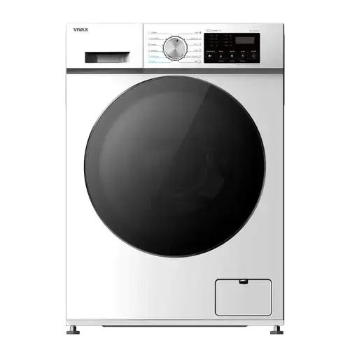 Masina de spalat rufe VIVAX WFL-140912CI, 9kg, 1400 RPM, Motor Inverter, Clasa A, 12 Programe, Drum Clean, Spalare cu abur (Alb)