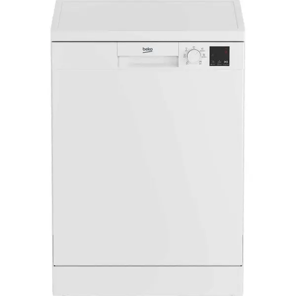 Masina de spalat vase Beko DVN06430W, 14 seturi, 6 programe, Automatic Door Opening, AutoGlassShield, Clasa D