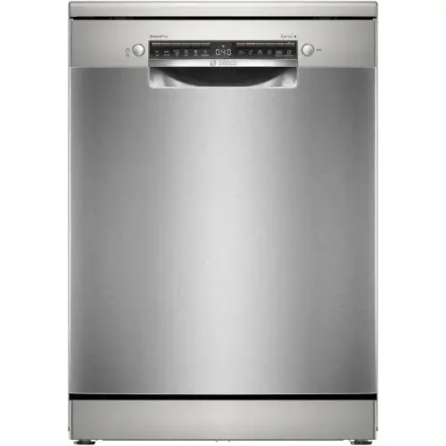 Masina de spalat vase Bosch SMS4EMI06E, 14 seturi, 6 programe, Home Connect, AquaStop, Motor EcoSilence Drive, Clasa B, 60 cm, Inox antiamprenta