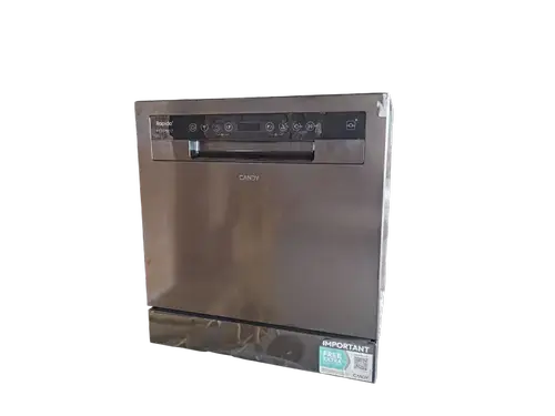​Masina de spalat vase compacta Candy RapidÓ CP 8F9FFA, 8 seturi, 8 programe, Clasa F, Wi-Fi, Express, Maxi-Ladle (Antracit​)