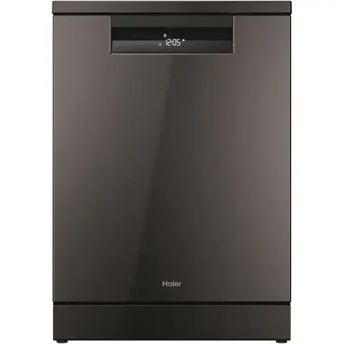 Masina de spalat vase Haier XF 4A4M4PA, 14 seturi, 10 programe, Clasa A, Motor Inverter, WiFi, 10 programe, H-Spray Arm, Flex Zone, Part Light, Powerwash, Automatic Open Door, 60 cm (Antracit)