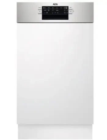 Masina de spalat vase incorporabila AEG Slim MaxiFlex FEE73517PM, 10 seturi, 9 programe, Clasa D (Alb)
