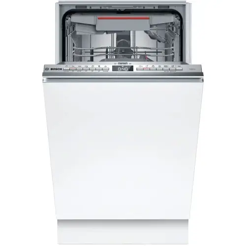 Masina de spalat vase incorporabila Bosch SPV4EMX62E, 10 seturi, 6 programe, Clasa D, Home Connect, 45 cm (Alb)