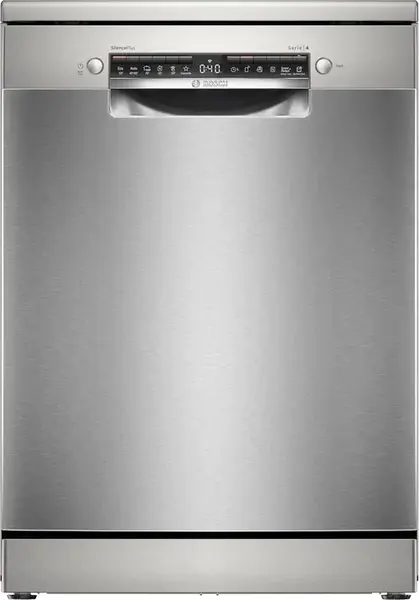 Masina de spalat vase independenta BOSCH SMS4EVI08E, 14 seturi, 6 programe, Clasa B, HomeConnect, WiFi, EcoSilence Drive (Inox anti-amprenta)