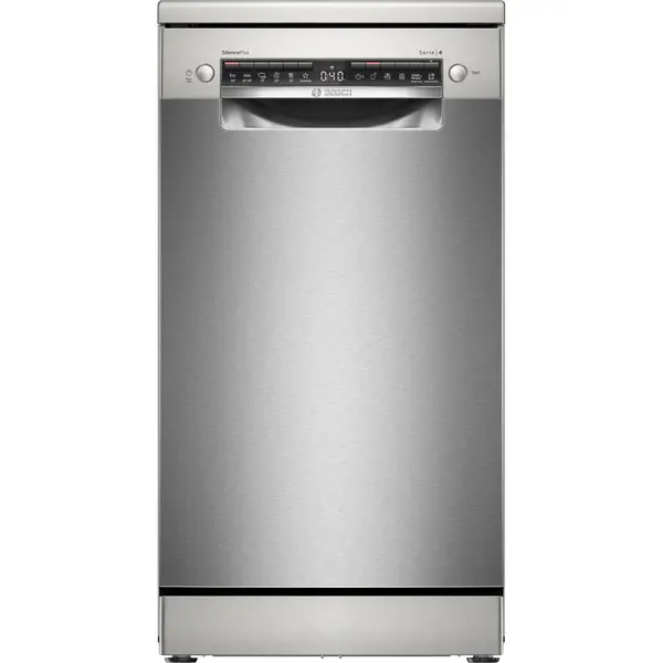 Masina de spalat vase independenta Bosch SPS4EMI17E, 45 cm, 10 seturi, 6 programe, Clasa B, Machine Care, Silence Plus, DosageAssist, Otel Anti-Amprenta