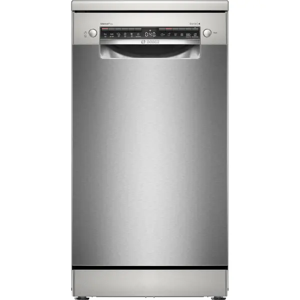 Masina de spalat vase independenta Bosch SPS4HMI13E, 10 seturi, 6 programe, Clasa D, Silence Plus, Home Connect, Aqua Sensor, Otel Anti-Amprenta