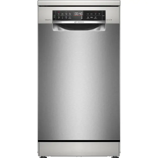 Masina de spalat vase independenta Bosch SPS6EMI21E, 10 seturi, 8 programe, Clasa B, Otel anti-amprenta