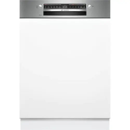Masina de spalat vase semi incorporabila Bosch SMI4HTS14E, 13 seturi, 6 programe, Home Connect, EcoSilence Drive, ExtraDry, Hygiene Plus, DosageAssist, Clasa C, 60 cm