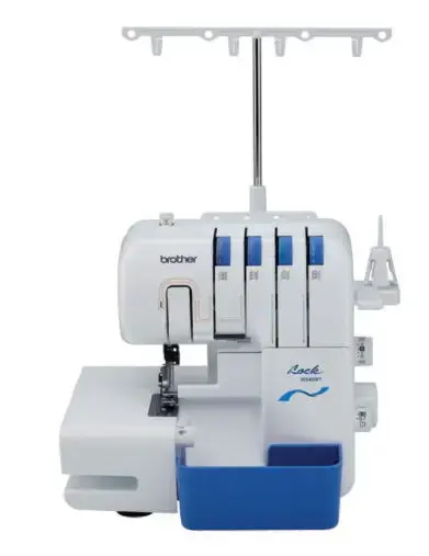 Masina de surfilat Brother 3034DWTVP1, 1300 imp/min (Alb/Albastru)