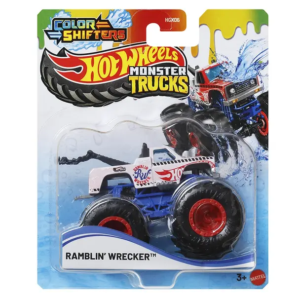 Masina de teren, Hot Wheels, Color Shifters, Ramblin Wrecker, JCH05