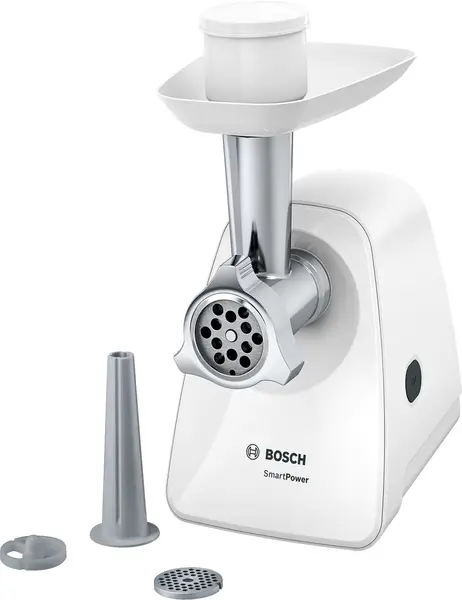 Mașină de tocat carne Bosch - MFW2510W, 350W, 1.7 kg/min, alb