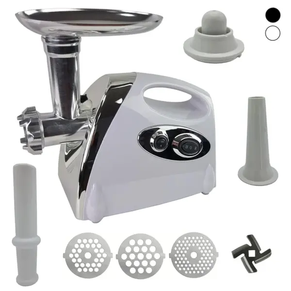 Masina de tocat carne Ypan, 3000W, carnati, chitfele, 3 site, functia revers, motor cupru