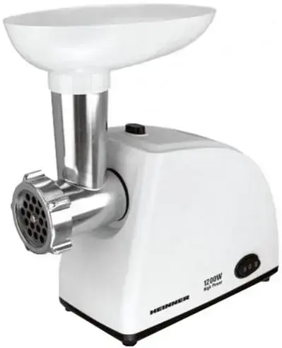 Masina de tocat Heinner MG-W1200R, 1360W (Alb)