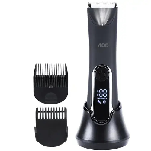 Masina de tuns AOC PHT-144, Afisaj LCD, Autonomie 90 minute, IPX7 (Negru)