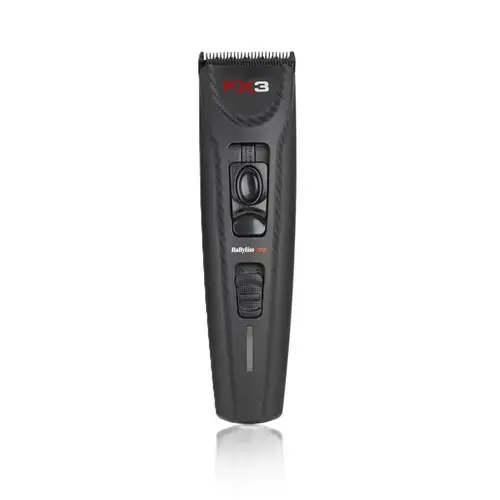Masina de tuns BaByliss Pro FX3 Model FXX3CBE, Autonomie 300 minute, 8 piepteni (Negru)