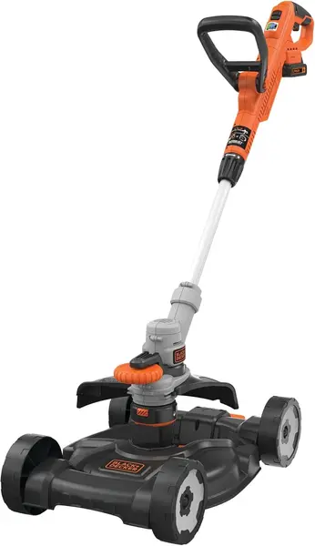 Mașină de tuns iarba fără fir Black & Decker - STC1820CM-QW, 18 V, 28 cm, cu baterie și încărcător