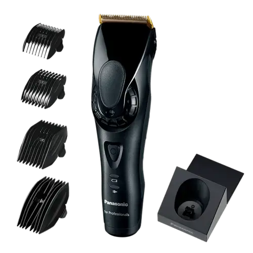 Masina de tuns profesionala Panasonic ER-HGP84K803, design ergonomic, Autonomie 50 minute (Negru)