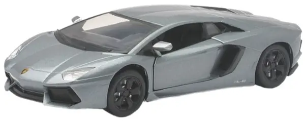Mașină din metal Newray - Lamborghini Aventador, gri, 1:24