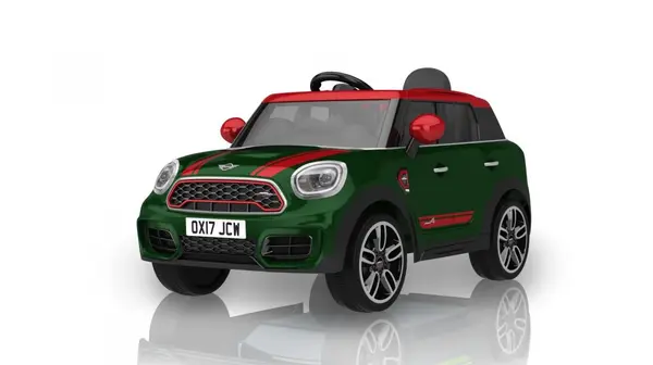 Masina electrica pentru copii Mini Countryman 12V 70W cu schimbator viteza, scaun piele, muzica si lumni