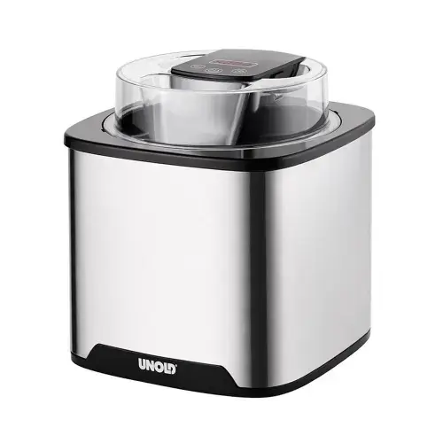Masina inghetata Unold Gelato U48855, 1.5L, 12W, Ecran LCD (Inox)