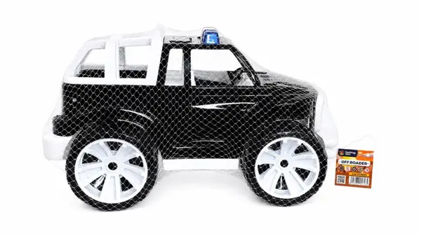 MASINA JEEP OFF ROADER NEGRU ALB 39CM