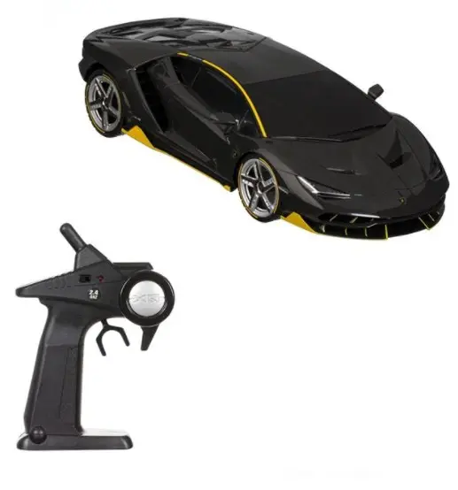 Masina Lamborghini Centenario cu Joystick, Negru, 1:12 2.4GHz