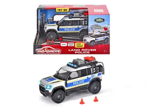 Masina Majorette - Jeep de poliție Land Rover