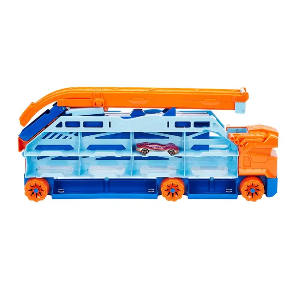 Masina - Mega Transportor si pista de lansare | Mattel