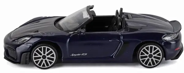 Mașină metalică Bburago - Porsche 718 (982) Spider RS 2024, 1:43, negru