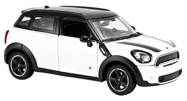 Mașină metalică Rastar - Mini Cooper, 1:24, alb