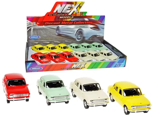 Mașină metalică Welly Nex - Wartburg, 1:34, sortiment