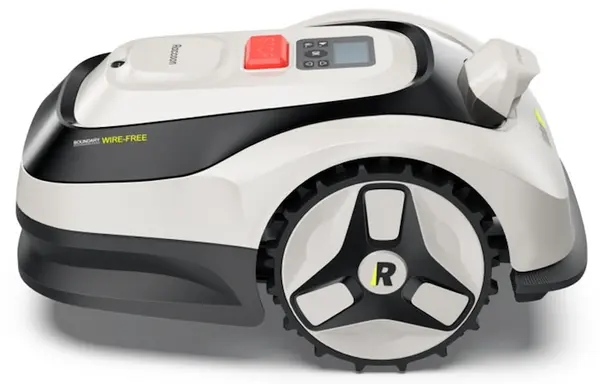 Mașină robot de tuns iarba RoboUp – Racoon 2 SE, până la 600 m², negru/alb