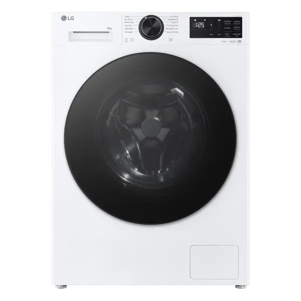 Masina spalat LG F2X50S8TLB, DIRECT DRIVE, 8 kg, 1200 rpm, 12 programe),TurboWash, SLIM, Alb, cls A