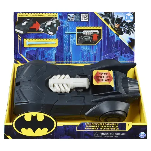 Masinuta Batman Tech Defender Batmobile, 10 cm