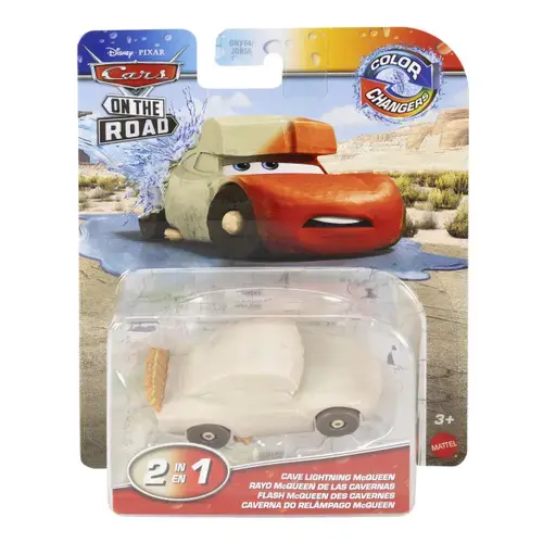 Masinuta Cars Fulger Mcqueen din pestera, culori schimbatoare