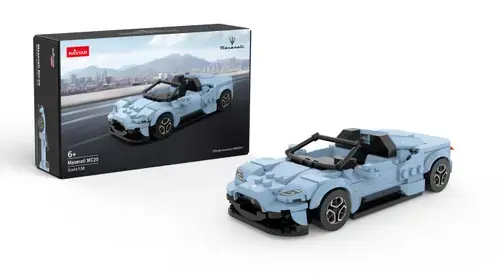 Masinuta construibila Maserati MC20, Scara 1 la 30 (Albastru)