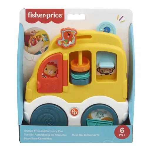 Masinuta cu activitati Fisher Price - Animal Friends