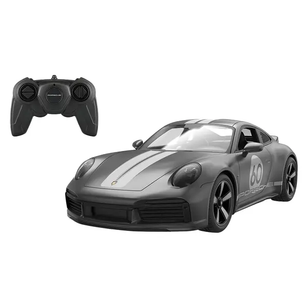 Masinuta cu telecomanda, Rastar, Porsche 911 Sport, 1:16, Gri