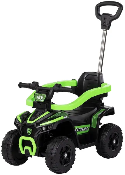 Mașinuță de călărit cu mâner Chipolino - ATV, verde