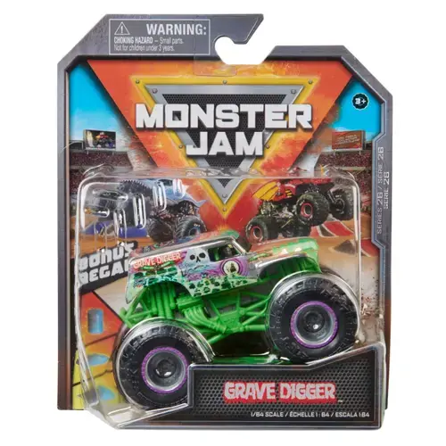 Masinuta diecast Monster Jam - Grave Digger, 1:64