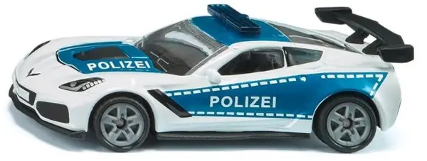 Mașinuță din metal Siku - Chevrolet Corvette Zr1 Police