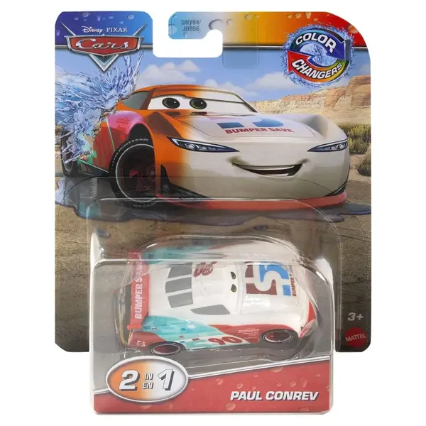 Masinuta Disney Cars, Color Changers, Paul Conrev, JHG28