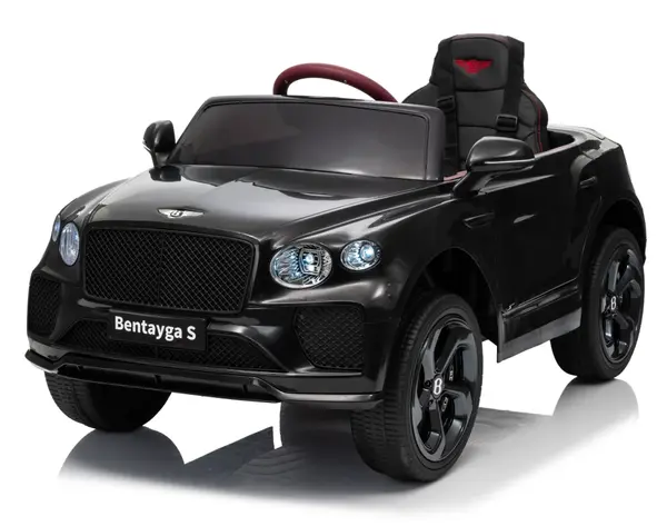 Masinuta electrica 4x4 pentru copii, Bentley Bentayga S, 120W, 12V, echipare premium, neagra