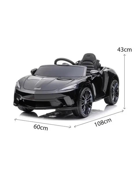 Masinuta electrica copii Mclaren MGT 12V 70W cu roti EVA, display audio cu mufa Mp3 si Usb, deschidere usi Lambo, scaun din piele , telecomanda cu selectare 3 viteze
