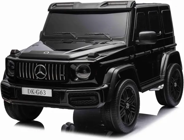 Masinuta electrica copii Mercedes G63, 2 locuri, 4x4, 800W, 24V 14Ah, MP4, neagra