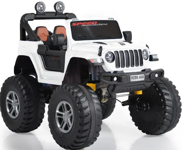 Mașinuță electrică jeep Moni - Fuego, alb