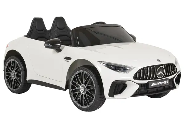 Mașinuță electrică Moni - Mercedes-Benz DK-SL63 , albă