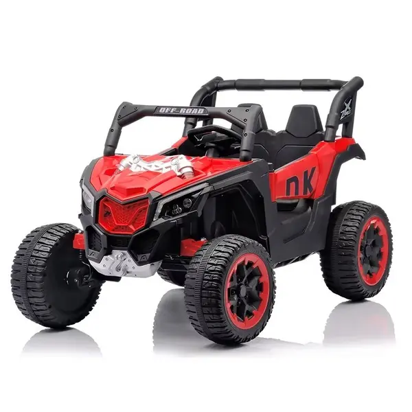Masinuta electrica pentru 2 copii Nichiduta Off Road 4x4 Red,acumulator 12V4.5Ah,roti eva cu rulment ,telecomanda 2.4G,lumini led,functie slow start,unitate audio cu usb si mp3